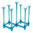 thumbnail image 1 of Glass Cup Bottle Drying Rack Drainer Shelf Holder Kitchen Organizer(Blue), 1 of 7