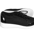 thumbnail image 3 of Women's Sparkling Glitter Lace Up Platform Elastic Sneakers, 3 of 6