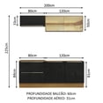 thumbnail image 4 of Cocina Integral Completa Modular Madesa Lux 200cm MN 01, 4 of 5