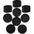 thumbnail image 3 of 12 Pcs Coupelles de Roulettes pour Meubles Coupelles de Roulettes pour Pieds de Table Arrêts de Roues de Meubles Roulants, 3 of 3