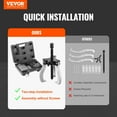 thumbnail image 2 of Gear Puller Set 3 Inch and 7 Inch Kit 3 Jaw Bearing Flywheel Pulley Removal Tool 2 or 3 Reversible Jaws Wheel Puller for Vertical Horizontal External Internal Use 2 Piece, 2 of 6