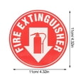 thumbnail image 2 of 3 pcs Round Fire Extinguisher Sign Adhesive Fire Extinguisher Sticker Safety Fire Extinguisher Decal, 2 of 5