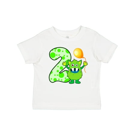 

Inktastic 2nd Birthday Monster Gift Toddler Boy or Toddler Girl T-Shirt