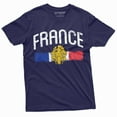 thumbnail image 3 of Men'S France T-Shirt French Patriotic Nationality Independence Day Coat Of Arms Tee, 3 of 5