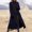 Blue women plus size jacket a1, variant on thefmos Women Plus Size Fall Winter Collared Long Sleeve Open Front Coat Casual Basic Solid Jacket, Brown 5XL