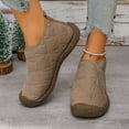 thumbnail image 2 of Coffee Women Slip On High Top Shoes With Round Toe For Everyday Use, 2 of 9