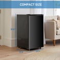 thumbnail image 5 of Upgraded Compact Mini Fridge with Freezer, 3.2 Cu.Ft Small Refrigerator for Bedroom, Dorm, Office, Low Noise, Adjustable Thermostat, Quiet & Energy Efficient, Black, 5 of 8
