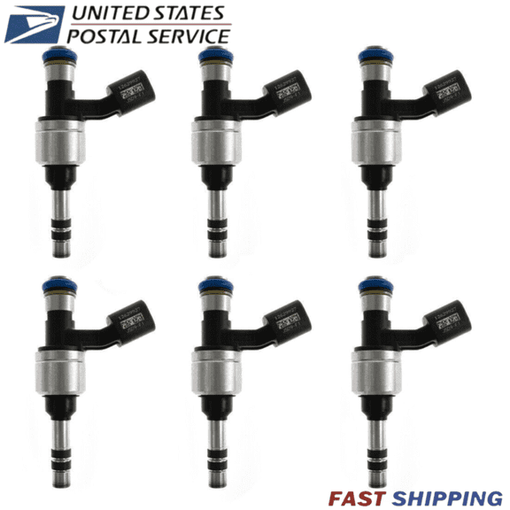 6 x Fuel Injectors 12629927 For Cadillac CTS SRX Chevrolet Equinox GMC Buick