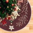thumbnail image 6 of Ryvnso Christmas Tree Skirt Christmas Tree Reindeer-r1 Xmas Tree Skirts Ornament Home Decorations 35.4", 6 of 6