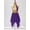 Dark Purple, variant on iiniim Kids Girls Halter Metallic Color Block Sleeveless Asymmetrical Praise Lyircal Dance Dress 6-16 Blue 8