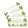 Cute Jungle Baby Shower Book Request Cards (25 Pack) Safari Animal Invitation Inserts - Gender Reveal - Paper Clever Party