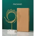 thumbnail image 4 of Abstract Gold Home Decor Whirlwind Statue Romantic Sculpture, 4 of 4