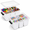 17 Qt - Divider-2, variant on 17 Qt Craft Organizers And Storwith Removable Divider Marker Organizer For Crayons Pencils & Art Supply 2 Packs