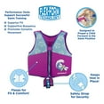thumbnail image 5 of SwimSchool Medium/Large UPF 50 Flex Foam Floatation Swim Trainer Vest, Pink/Aqua, 5 of 5