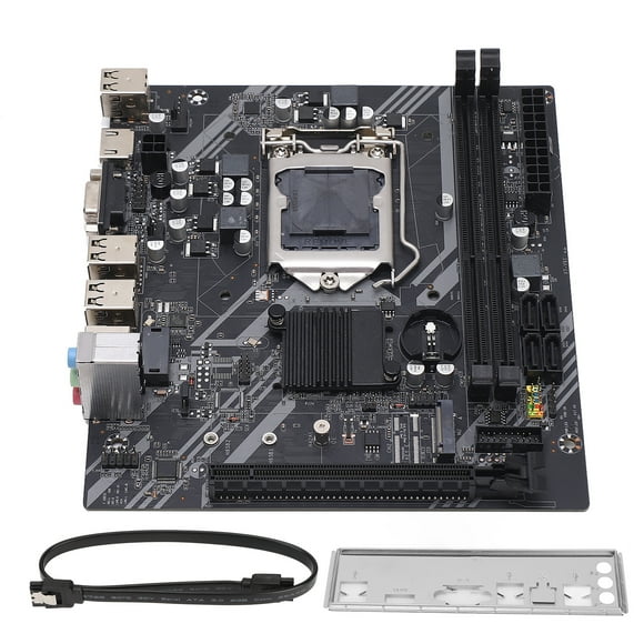 High Performance Office Desktop Mainboard with 100M Network Card and Dual Channel DDR3 Memory for Intel Quad Core I3 I5 I7 - 1155 Pin