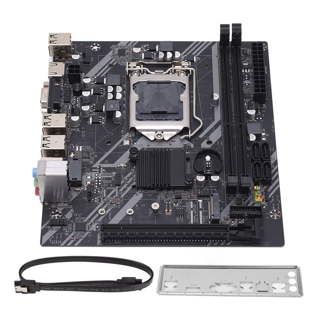 Placa base de escritorio Sincero con Tarjeta de Red 100M y memoria DDR3 para Intel Quad Core I3 I5 I7 1155 pines