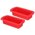 thumbnail image 4 of Baking Mold,2Pcs Rectangle Silicone Cake Pan Mold Cake Mold Professionally Tested, 4 of 8