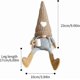 thumbnail image 4 of 2 Pcs Gnomes Plush Bar Decor, Handmade Swedish Gnomes Gifts for Home Kitchen Coffee Station Table Shelf Decor (Brown), 4 of 4