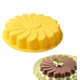 thumbnail image 3 of Molde de pan de girasol grande único Diy 3d Forma específica de girasol Molde en forma de flor de silicona 3d para pastel, Bre,11 Feliz Sencillez, 3 of 4