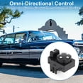 thumbnail image 4 of Interruptor de espejo de automóvil Unique Bargains, interruptor de control remoto de espejo para Chevrolet Impala S10 2000-2005, plástico negro, 4 of 7