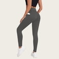thumbnail image 4 of Celsior Compression Leggings with Pockets Anti Cellulite Leggings Workout Yoga Pants No Curling Lift Pants Sculpting Yoga Fitness Pants Slim Move Cellulite Leggings Fitness Sport Pants Grey M, 4 of 6