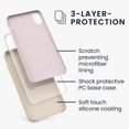 thumbnail image 2 of FYBTO Étui en Silicone TPU Compatible avec FYBTO iPhone XR - Étui Fine avec Finition Douce - Rose Néon, 2 of 5
