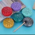 thumbnail image 4 of Carbon Steel 3-Inch Portable Mini Steel Tongue Drum for Meditation, Travel, and Yoga with 6-Tone Tuned Sound, 4 of 8