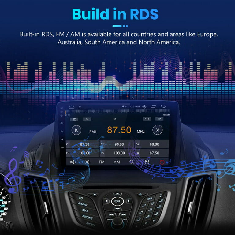 For Ford Escape 2013-2017 Android 11 Radio Stereo CarPlay GPS Navi