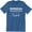 Blue, variant on Professional Bookworm - Book Lover Reading Men's T-Shirt