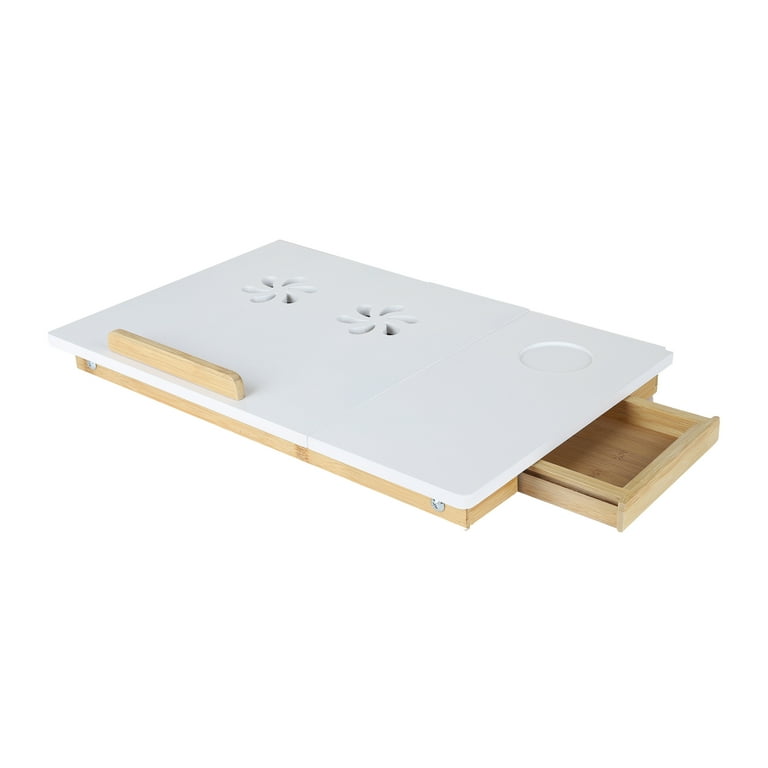 Mind Reader Cooling Laptop Desk Adjustable Bed Tray with Folding