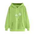 thumbnail image 2 of WJHWSX Womens Hoodies,Hoodies for Women,Breathable,Soft,Polyester,Green,M(US:6), 2 of 3