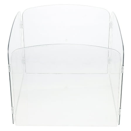 Luxshiny Acrylic Transparent Pet Enclosure Set for Small Animal House Outdoor Use