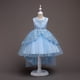 thumbnail image 2 of Vestido de princesa de diamantes para niñas de Europa y Estados Unidos, vestido de cola de encaje esponjoso, 2 of 6