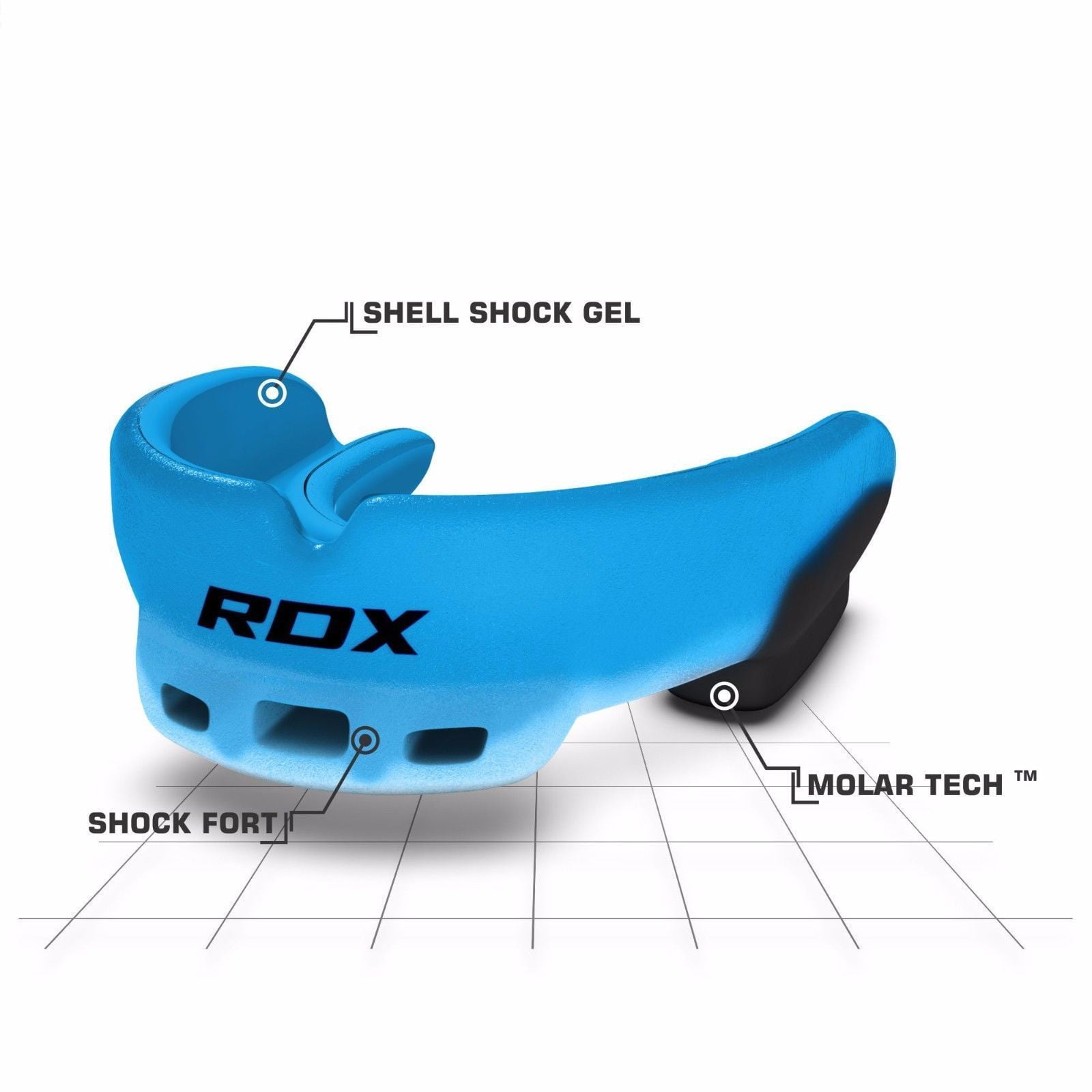 Boxing Mouth Guard MMA Martial Arts Gum Shield Rugby Teeth Sports T6P3 M0Y1