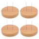thumbnail image 1 of Doll Display Base: 4PCS Figurine Display Shelf Doll Stands Children Storage Frame Crochet Doll Display Rack for Wooden Doll Joints Felting Small Dolls, 1 of 3