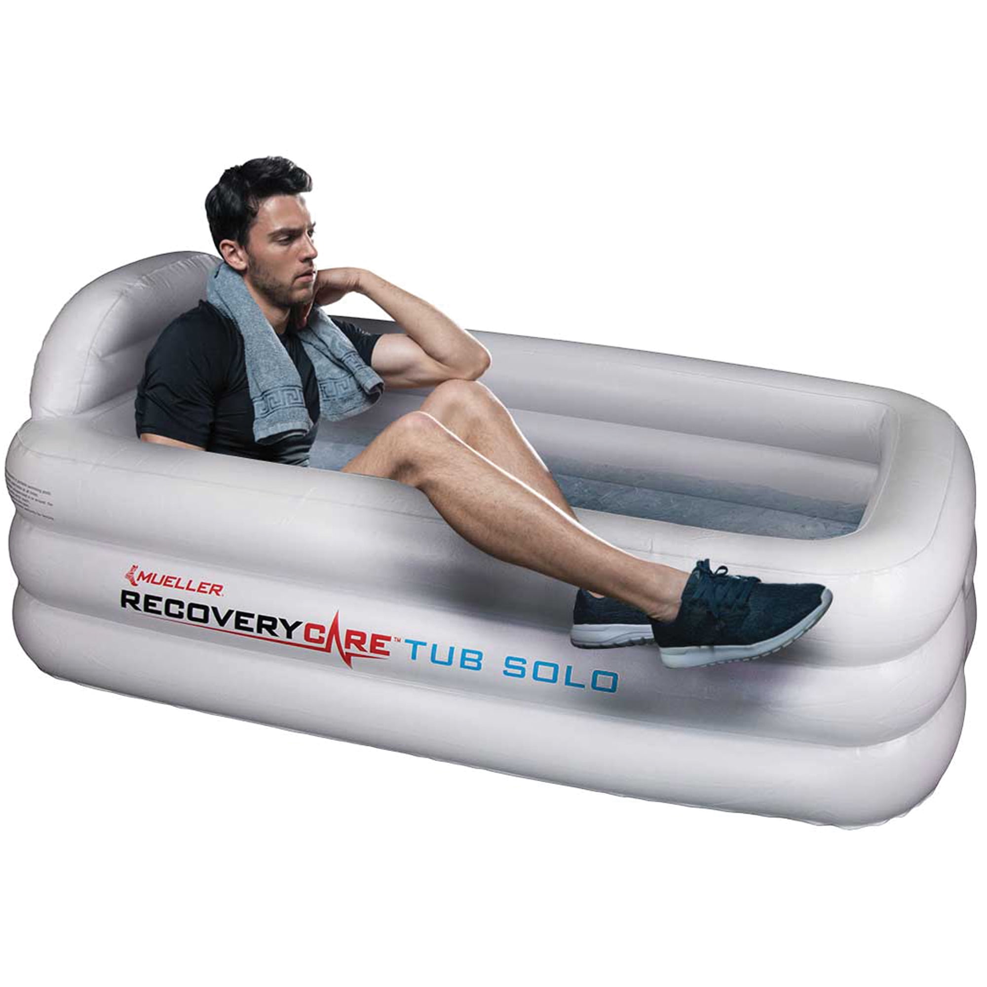 MUELLER RecoveryCare Tub, Inflatable Ice Tub, Cold Therapy, Solo