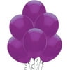PMU 10 Inches Round Crystal Purple Latex Balloon Pkg/25