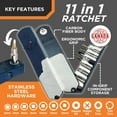 thumbnail image 2 of Kelvin Tools PakRatchet: Compact Right-Angled Ratchet Socket and Screwdriver Set - Mini Ratcheting Socket set and Screwdriver, 90 Degree for Tight Spaces, 11 in 1 Impact, 2 of 6