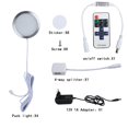 thumbnail image 1 of Luces para armarios interiores regulables con control remoto RF, accesorio de iluminación para mostrador, armario, estantería, cocina, 1 of 4