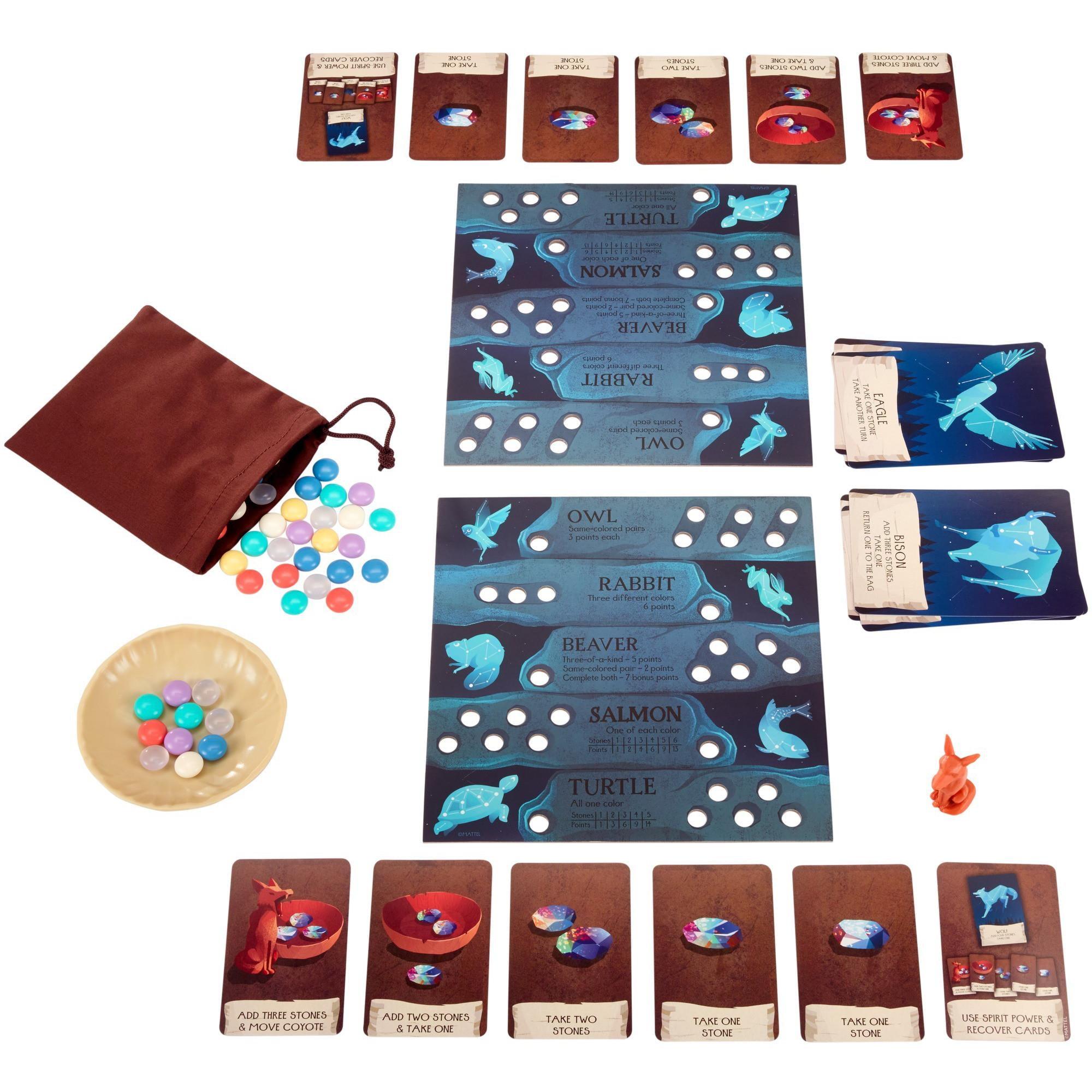 Spirits of the Wild 2Player Strategy Board Game Complete Set