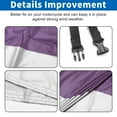 thumbnail image 6 of Unique Bargains Motorcycle Cover All Season Weather Waterproof with Storage Bag Fits Up to 96.46'' XL Purple Silver Tone, 6 of 7