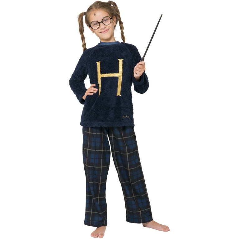 Pyjama 2 pièces en jersey motif brodé Hedwige Harry Potter