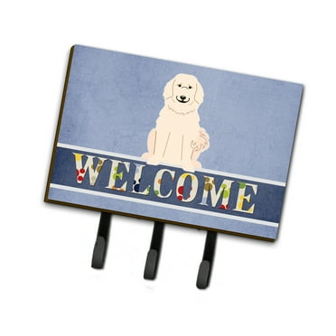 Carolines Treasures BB5664TH68 Great Pyrenese Welcome Leash or Key Holder Triple multicolor