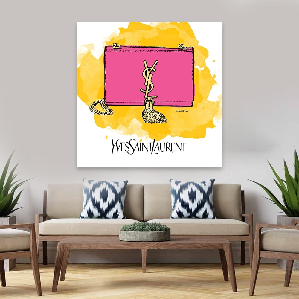 GLAM FASHION PURSE BAG - 14"x14" Canvas Artwork 14 x 14