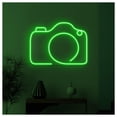 thumbnail image 2 of Letrero De Neón Con Forma Cámara, Diseño Minimalista, Ideal Para Estudios Fotográficos, Brillo Ajustable, 38cm, 2 of 3