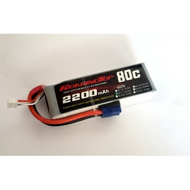 Roaring Top 80C 2200mah 3S LiPo Battery Pack with EC3 Plugs