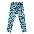 thumbnail image 1 of Leggings finos de verano para niñas, pantalones antimosquitos de seda de leche con estampado de dibujos animados para exteriores para niños, 1 of 4