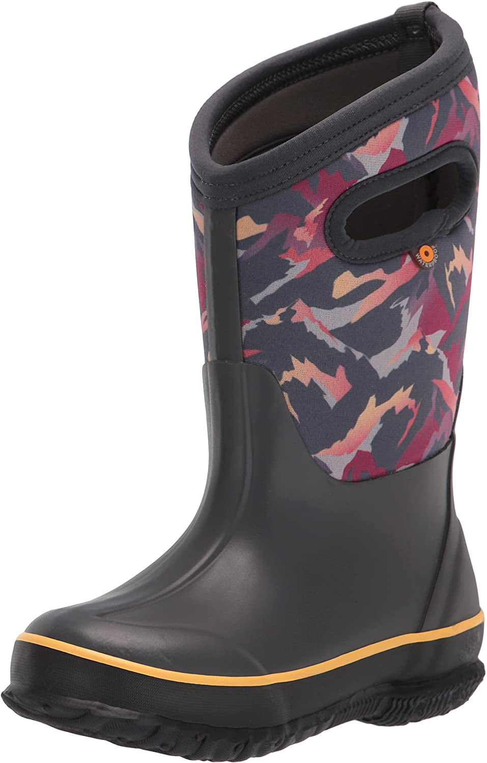 Bogs Baby Regenstiefel – Little Textures Print In Lila, Größe 7 US, Unisex