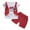 Red, variant on WOYY Infant Boys 2pcs Outfits Short Sleeved Graphic T Shirt Denim Shorts Set Summer Clothing Set