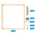 thumbnail image 3 of Unique Bargains Canvas Stretcher Bars Kit, 18x14 Inch Rectangle Solid Wood Frame for Paint, Prints, Oil Paintings, Wood Color, 3 of 5